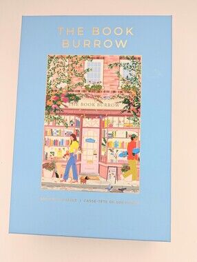 NEW IN BOX Hobbry "The Book Burrow" 500-Piece Puzzle